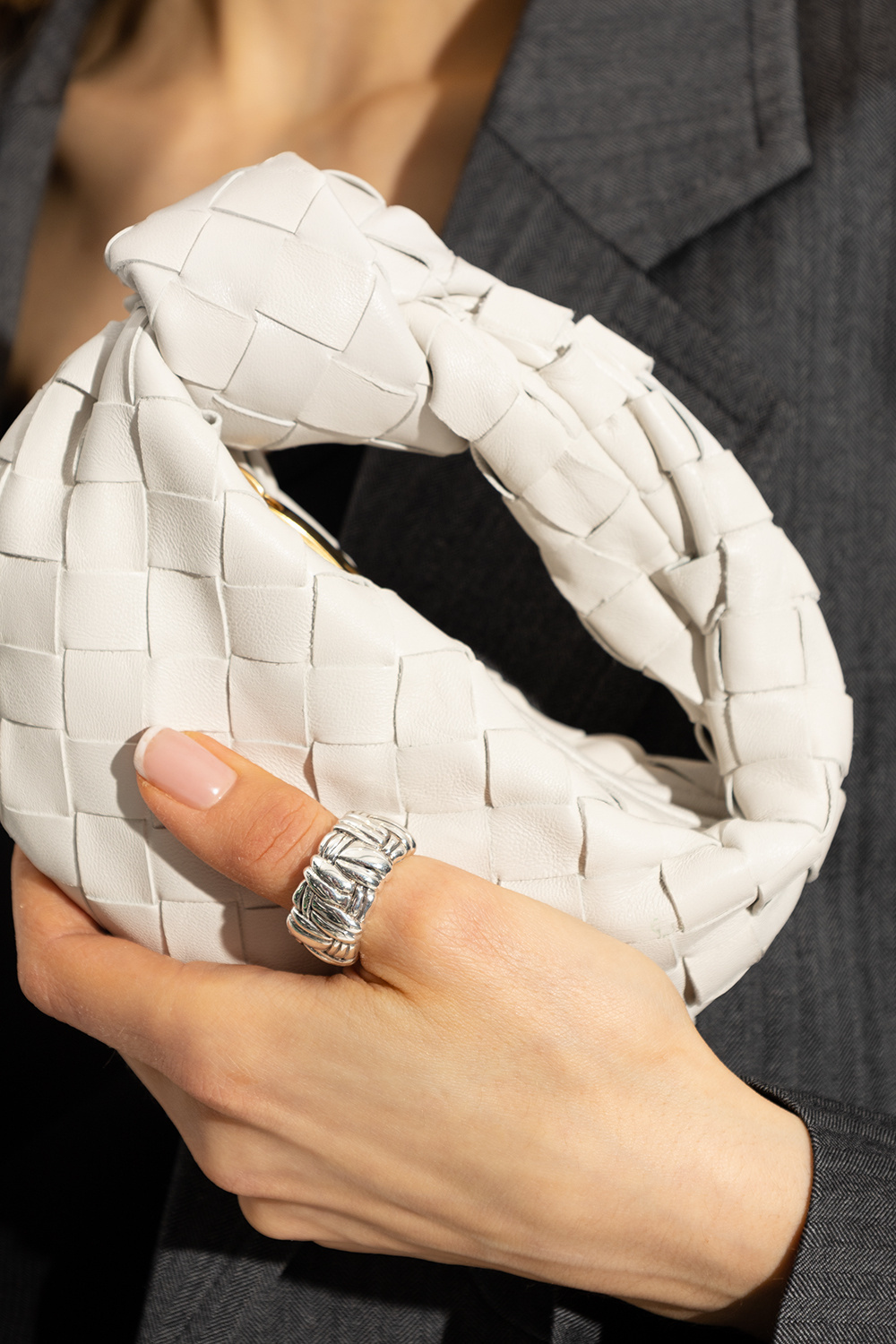 Bottega Silver Ring ModeSens